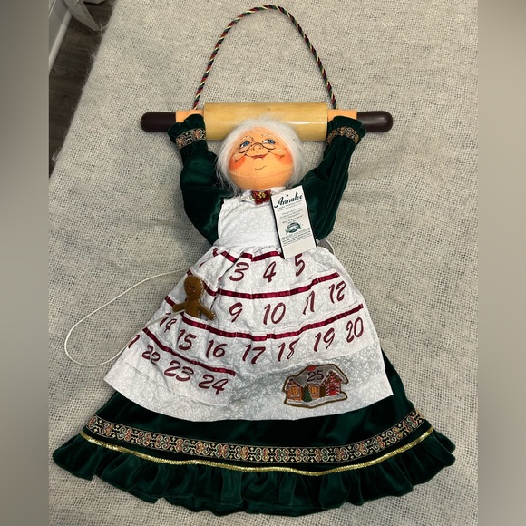 Annalee Vintage Mrs Santa Countdown - Mrs Claus Christmas Countdown Decor. NWT - Picture 3 of 11